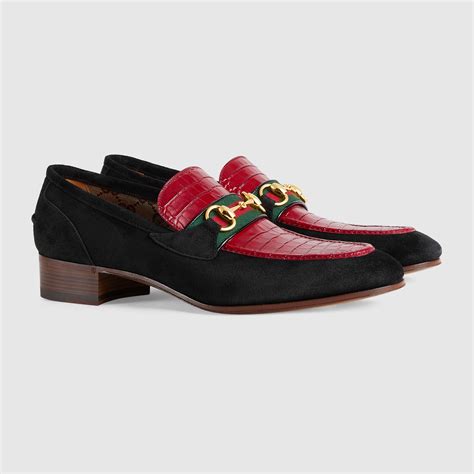 mens gucci 100 loafer|gucci suede loafers for men.